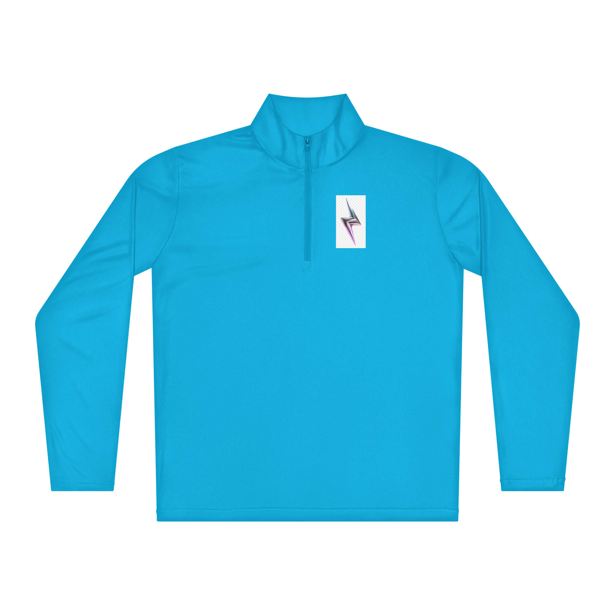 unisex-quarter-zip-pullover-atomic-blue-front-6951f129989ae.jpg