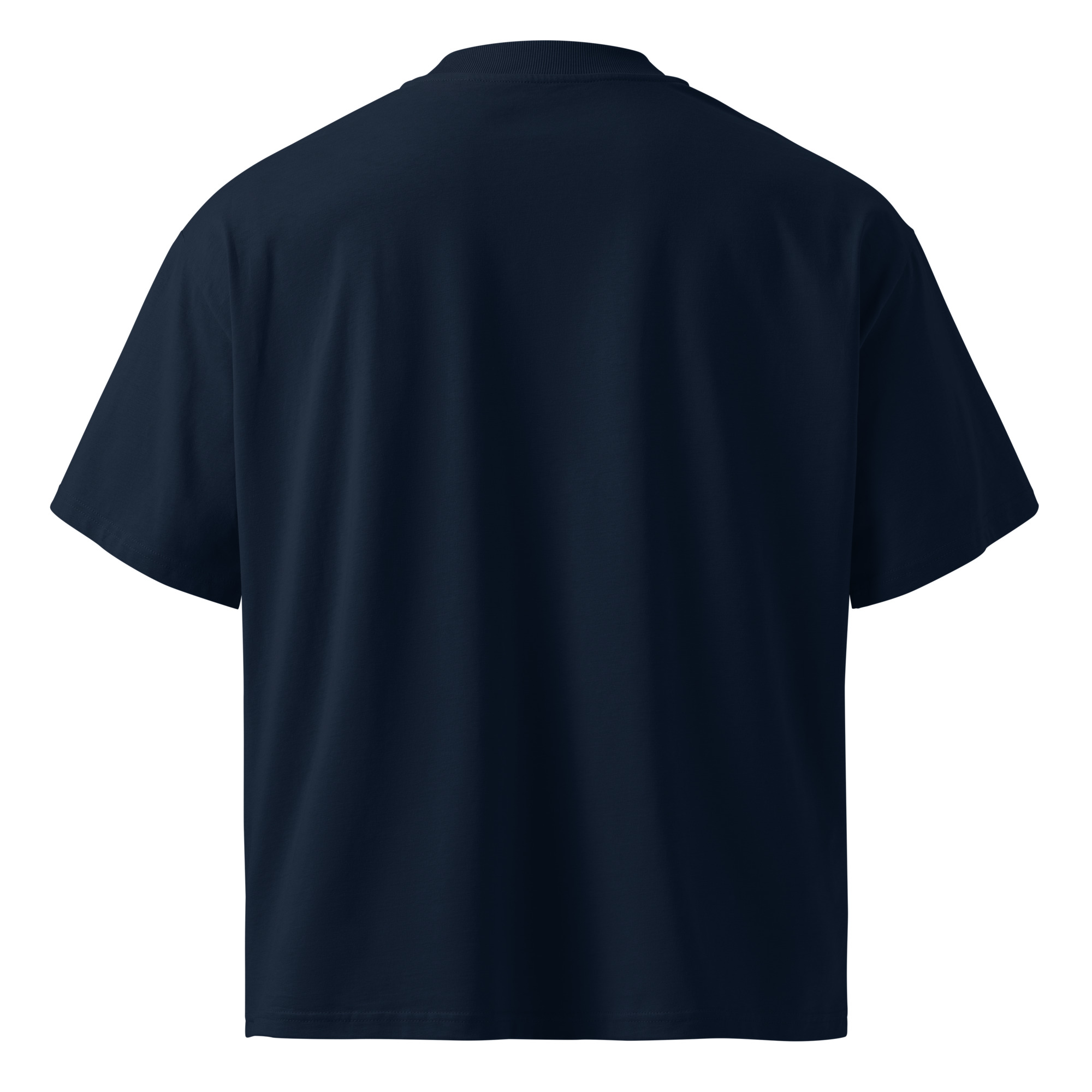 unisex-organic-oversized-high-neck-t-shirt-french-navy-back-695ca5f8ec29b.jpg